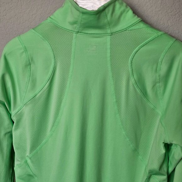 Like New! Worn ONCE - XS Gap Fit Quarter-Zip Pullover, Neon Green - Athletic Fit - Picture 8 of 11